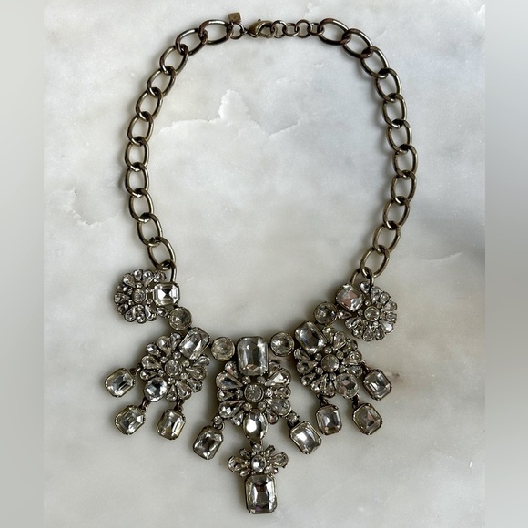 Banana Republic Silver Seas Statement Necklace - Picture 1 of 4